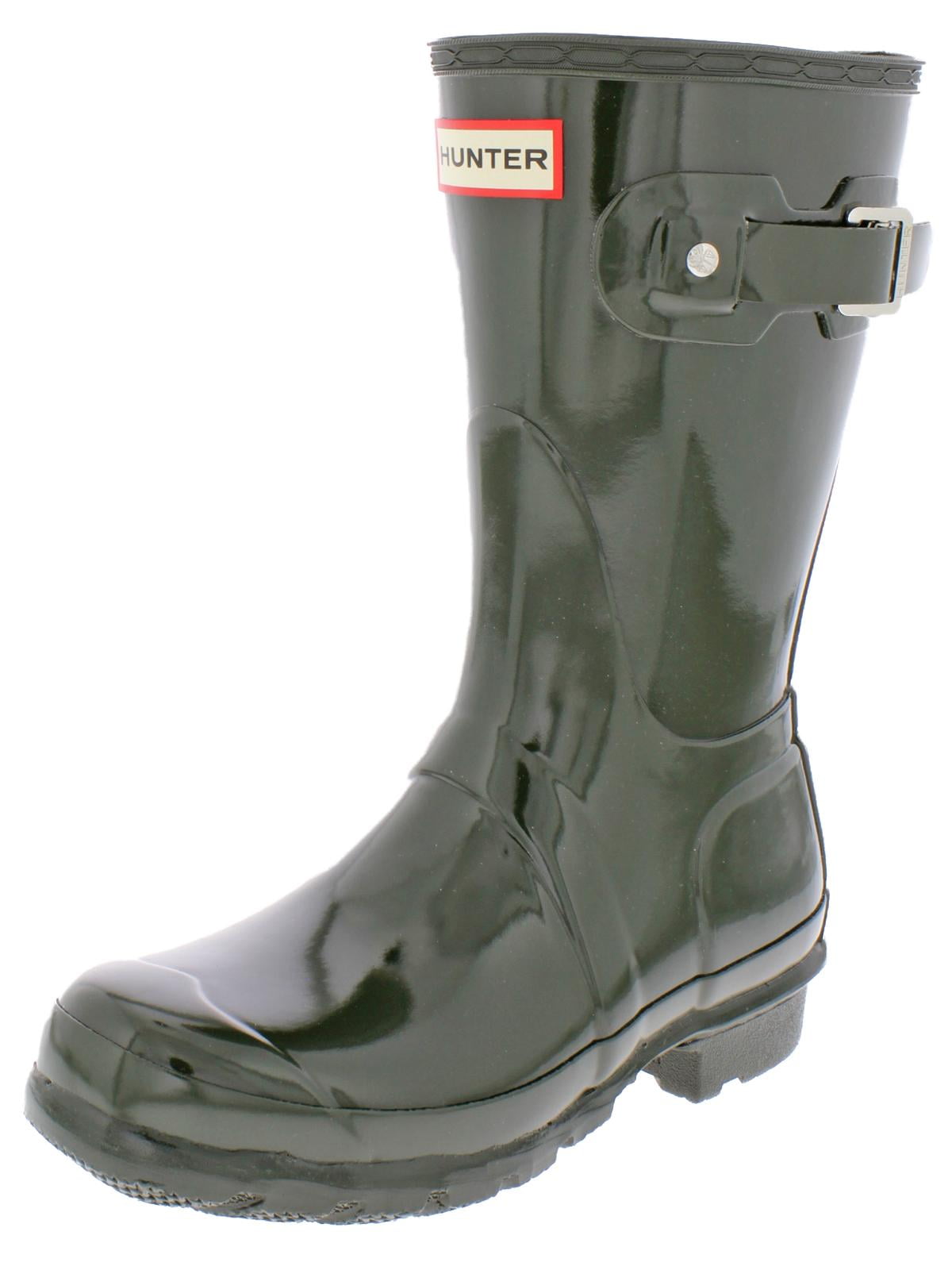 Hunter Womens Original Short Gloss Rubber MidCalf Rain Boots