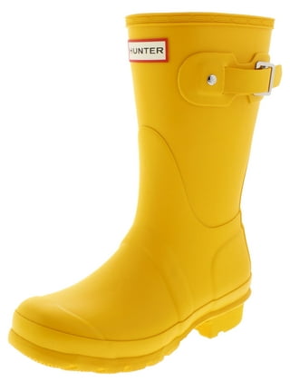Hunter Womens Rain Boots in Womens Boots | Yellow - Walmart.com