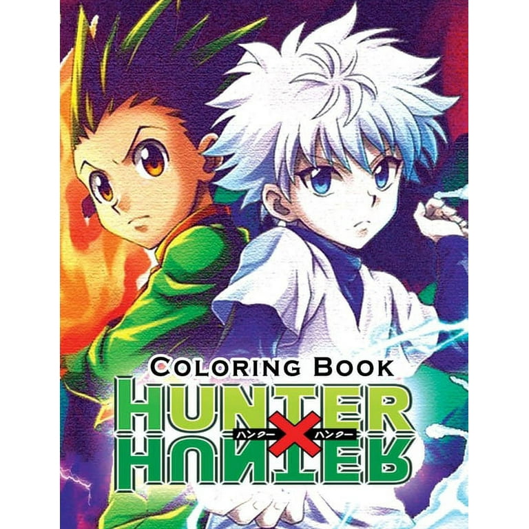 Hunter Anime Coloring Book for Adults & Teens in Romantic 