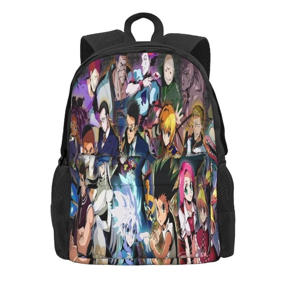 Hunter X Hunte Backpack Computer Bag Hiking Bookpack Travel Backpack For Adult 16.5in