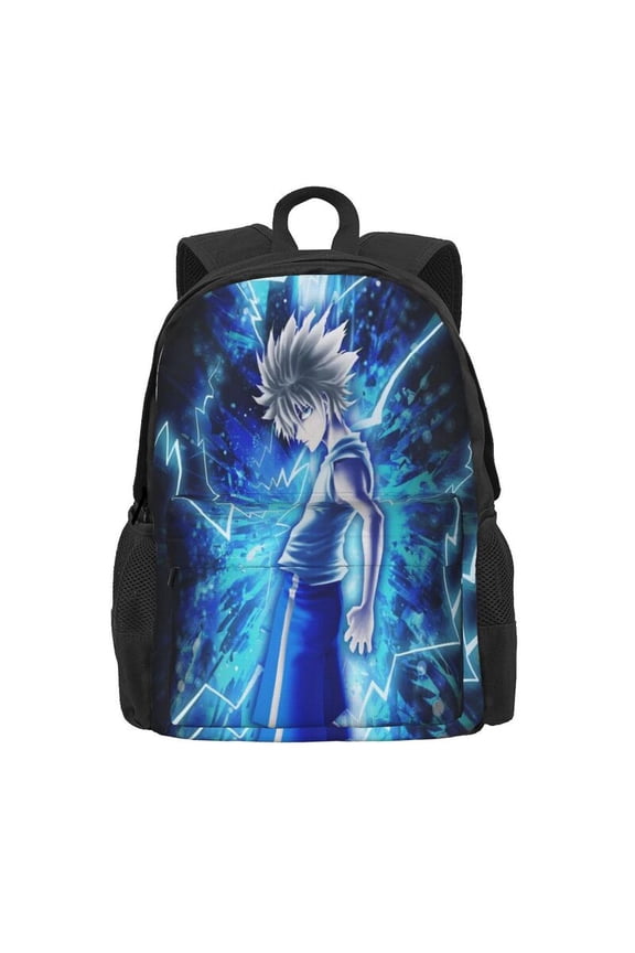 Hunter X Hunte Backpack Computer Bag Hiking Bookpack Travel Backpack For Adult 16.5in