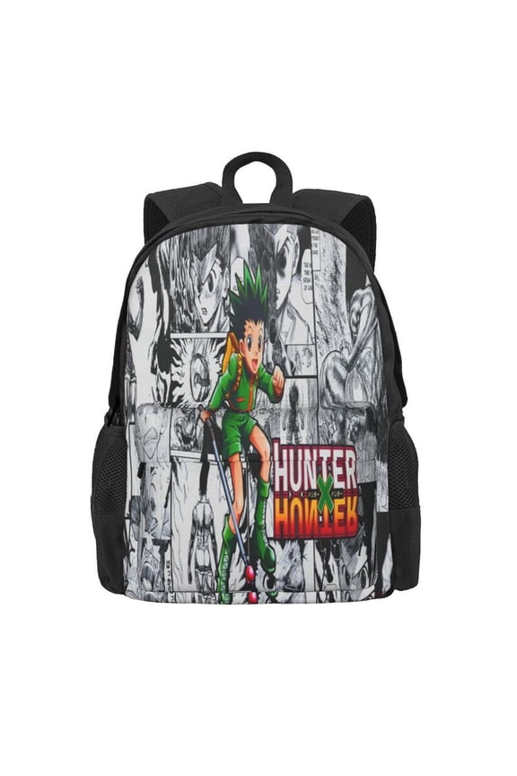 Hunter X Hunte Backpack Computer Bag Hiking Bookpack Travel Backpack For Adult 16.5in