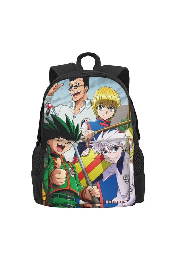 Hunter X Hunte Backpack Computer Bag Hiking Bookpack Travel Backpack For Adult 16.5in