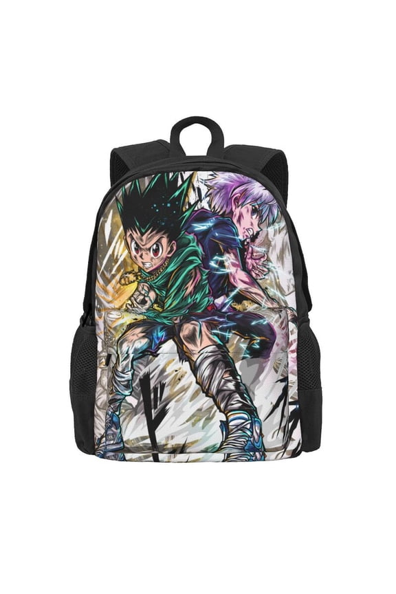 Hunter X Hunte Backpack Computer Bag Hiking Bookpack Travel Backpack For Adult 16.5in