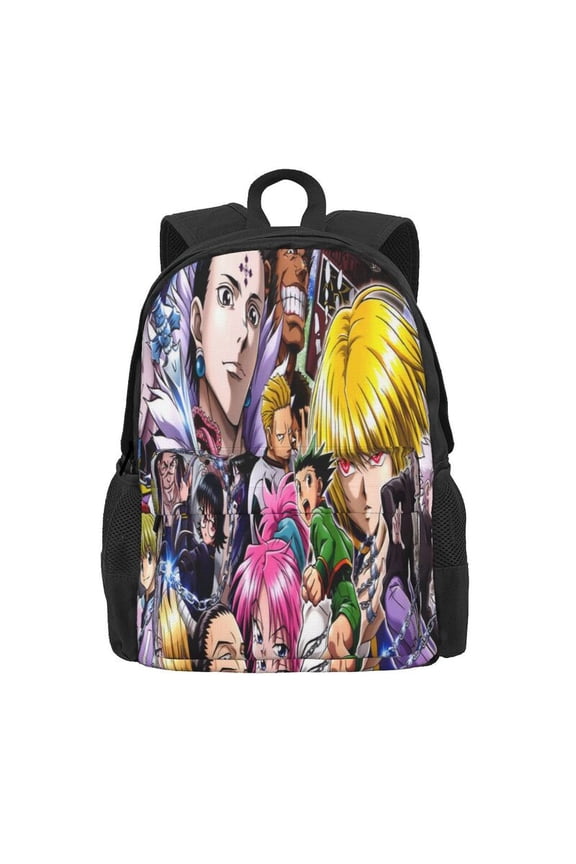 Hunter X Hunte Backpack Computer Bag Hiking Bookpack Travel Backpack For Adult 16.5in