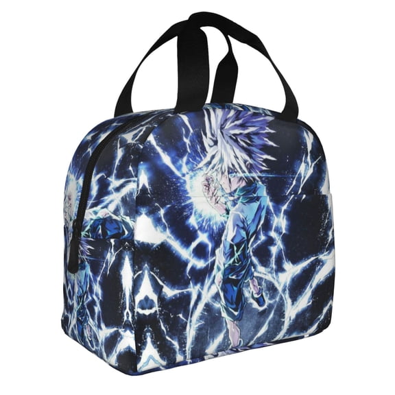Hunter X Hunte Lunch Bag Insulated Lunch Box Reusable Cooler Cartoon Lunch Tote Bag Picnic Travel Office