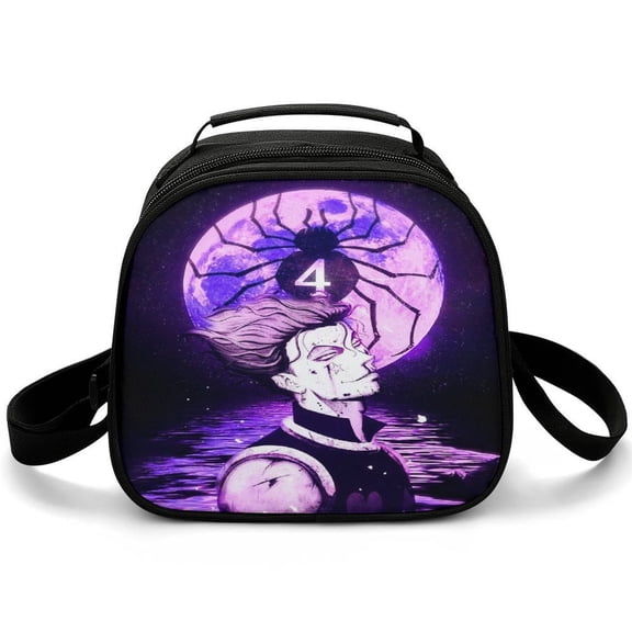 Hunter X Hunte Lunch Bag Small Lunch Box Shoulder Strap Reusable Food Tote Bag for Snacks Drinks