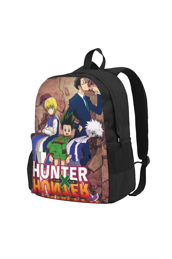 Hunter X Hunter Backpac 16.5In Backpac Hiking Bookpack Bag Daypack Adult