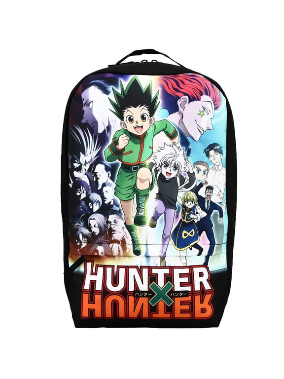Hunter X Hunter Anime Cartoon Graphic Print Backpack with Laptop Pocket