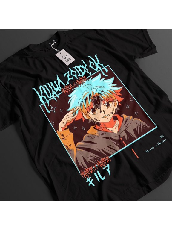 Hunter X Hunter Anime Manga T-Shirt, Killua Zoldyck Tee Sizes S-5Xl GooGate