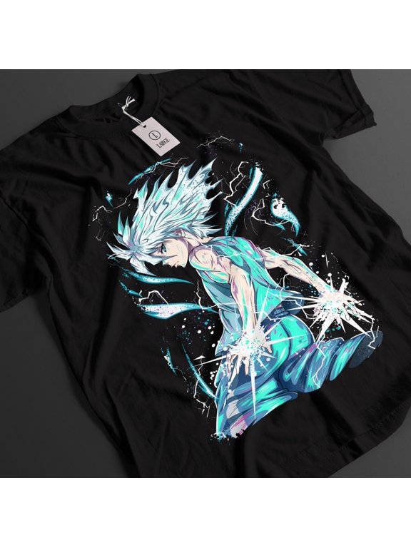 Hunter X Hunter Anime Manga T-Shirt, Killua Zoldyck Tee Sizes S-5Xl GooGate