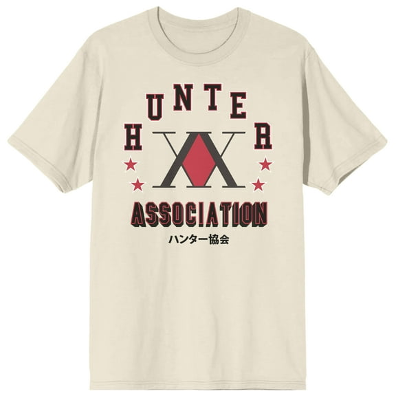 Hunter X Hunter Association Men's Natural Short Sleeve Tee-Medium