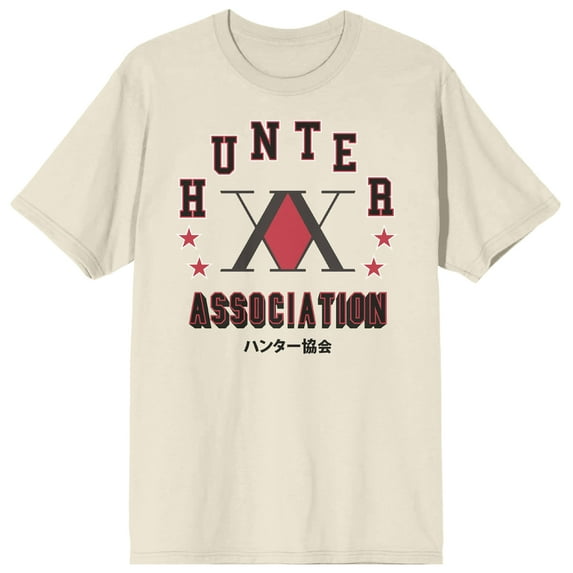 Hunter X Hunter Association Men's Natural Short Sleeve Tee-XXL