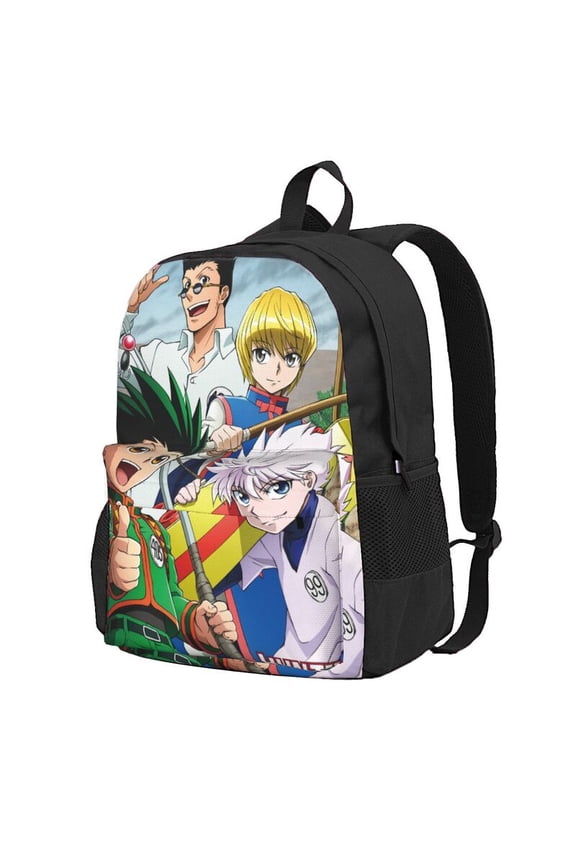 Hunter X Hunter Backpac 16.5In Backpac Hiking Bookpack Bag Daypack Adult