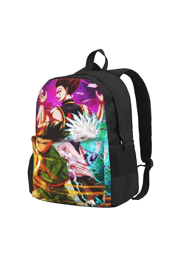 Hunter X Hunter Backpac 16.5In Backpac Hiking Bookpack Bag Daypack Adult