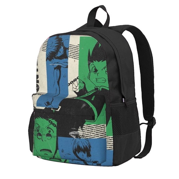 Hunter X Hunter Backpac 16.5In Backpac Hiking Bookpack Bag Daypack Adult