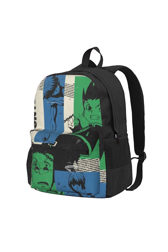 Hunter X Hunter Backpac 16.5In Backpac Hiking Bookpack Bag Daypack Adult