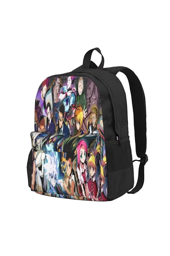 Hunter X Hunter Backpac 16.5In Backpac Hiking Bookpack Bag Daypack Adult