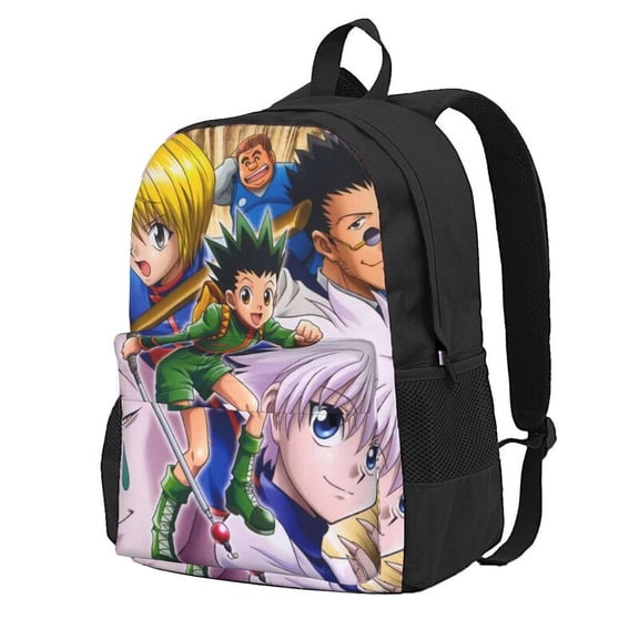 Hunter X Hunter Backpac 16.5In Backpac Hiking Bookpack Bag Daypack Adult