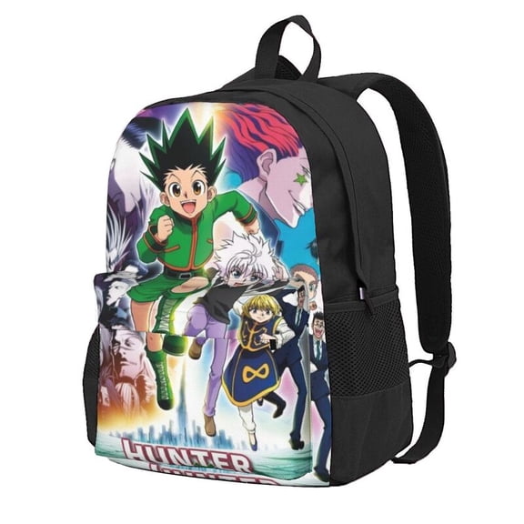 Hunter X Hunter Backpac 16.5In Backpac Hiking Bookpack Bag Daypack Adult