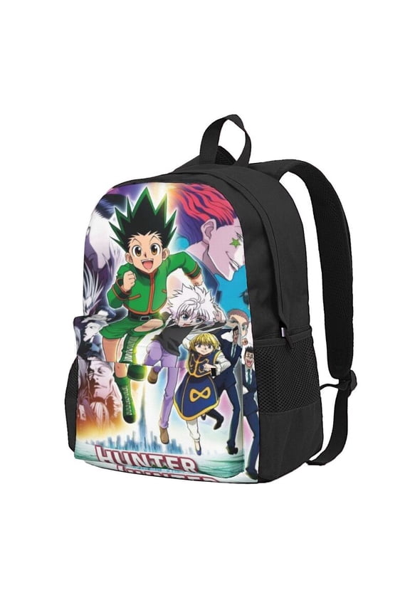 Hunter X Hunter Backpac 16.5In Backpac Hiking Bookpack Bag Daypack Adult