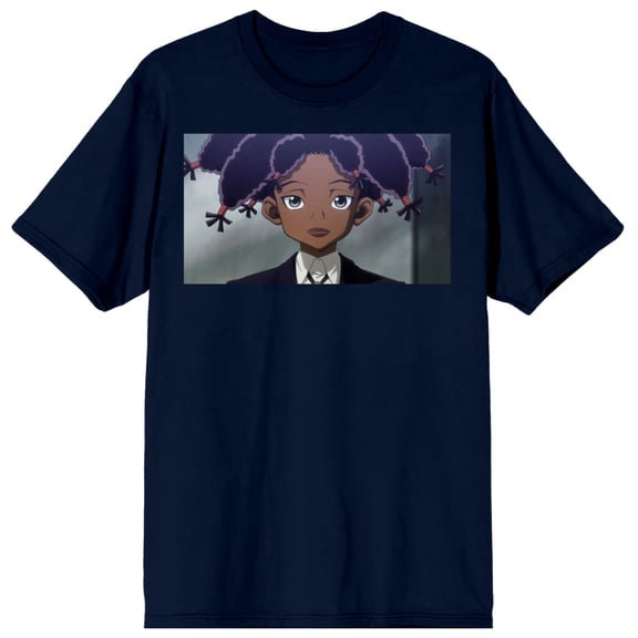 Hunter X Hunter Canary Character Closeup Men's Navy Blue Graphic Tee-Small
