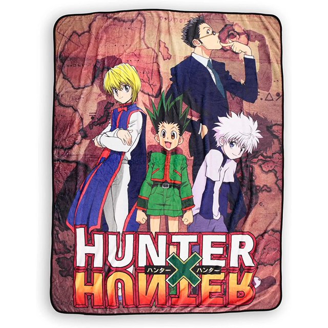 Hunter X Hunter Fleece Throw Blanket Hunter X Hunter Manga Anime