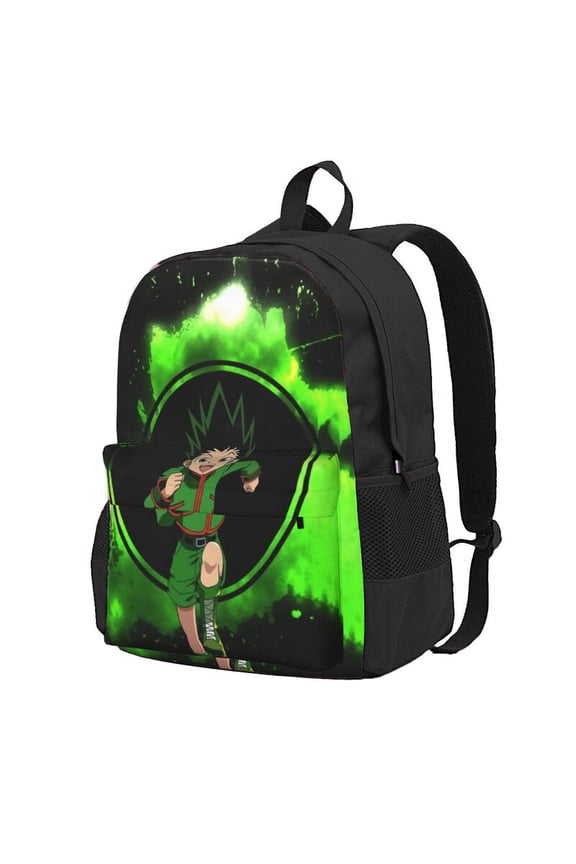 Hunter X Hunter Gon Freeccss Backpac 16.5In Backpac Hiking Bookpack Bag Daypack Adult