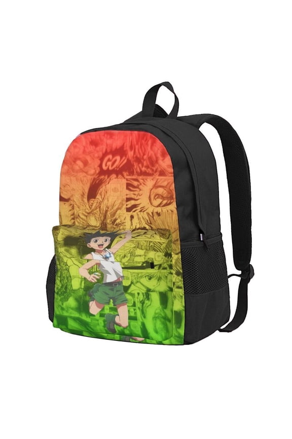 Hunter X Hunter Gon Freeccss Backpac 16.5In Backpac Hiking Bookpack Bag Daypack Adult