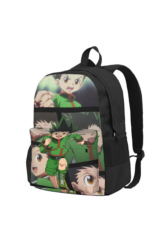 Hunter X Hunter Gon Freeccss Backpac 16.5In Backpac Hiking Bookpack Bag Daypack Adult