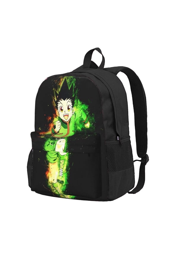 Hunter X Hunter Gon Freeccss Backpac 16.5In Backpac Hiking Bookpack Bag Daypack Adult