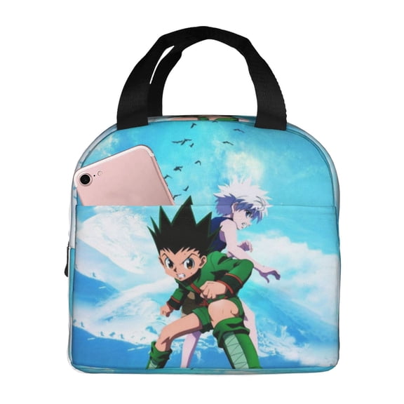 Hunter X Hunter Gon Freeccss Lunch Bag Insulated Lunch Box Reusable Cooler Cartoon Lunch Tote Bag