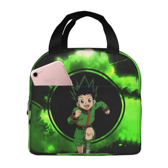 Hunter X Hunter Gon Freeccss Lunch Bag Insulated Lunch Box Reusable Cooler Cartoon Lunch Tote Bag
