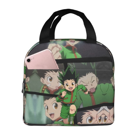 Hunter X Hunter Gon Freeccss Lunch Bag Insulated Lunch Box Reusable Cooler Cartoon Lunch Tote Bag