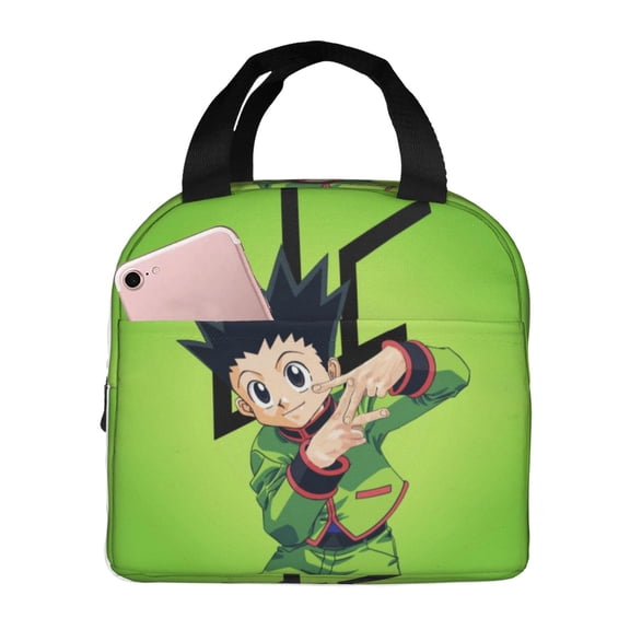 Hunter X Hunter Gon Freeccss Lunch Bag Insulated Lunch Box Reusable Cooler Cartoon Lunch Tote Bag