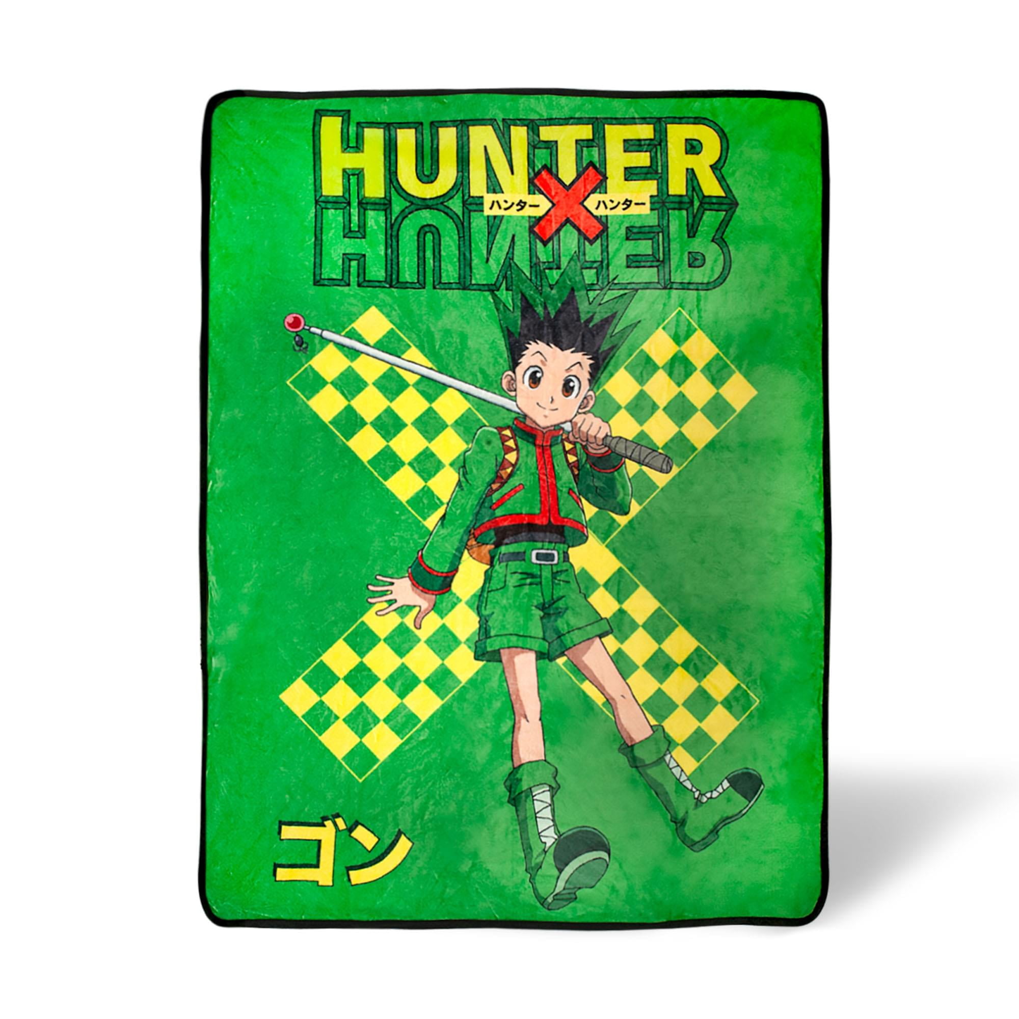  Hunter x Hunter Gon Freecss & Killua Throw Blanket 45 x 60  Official Hunter X Hunter Merch Super Soft Anime Throw Blanket : Sports &  Outdoors