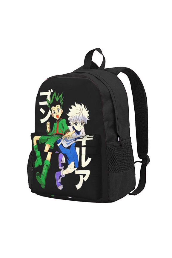 Hunter X Hunter Gon Killua Backpac 16.5In Backpac Hiking Bookpack Bag Daypack Adult