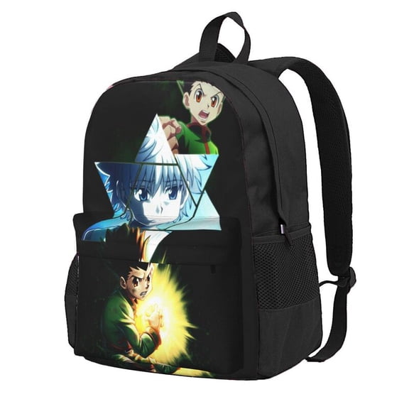 Hunter X Hunter Gon Killua Backpac 16.5In Backpac Hiking Bookpack Bag Daypack Adult