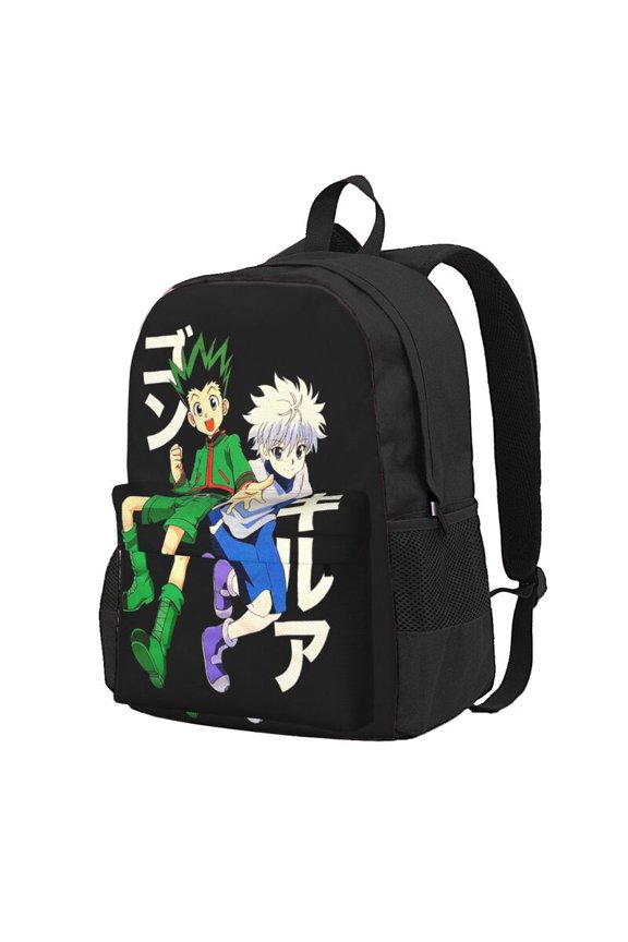 Hunter X Hunter Gon Killua Backpac 16.5In Backpac Hiking Bookpack Bag Daypack Adult