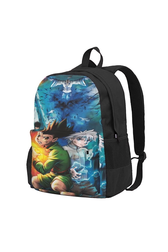 Hunter X Hunter Gon Killua Backpac 16.5In Backpac Hiking Bookpack Bag Daypack Adult