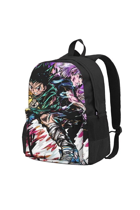 Hunter X Hunter Gon Killua Backpac 16.5In Backpac Hiking Bookpack Bag Daypack Adult