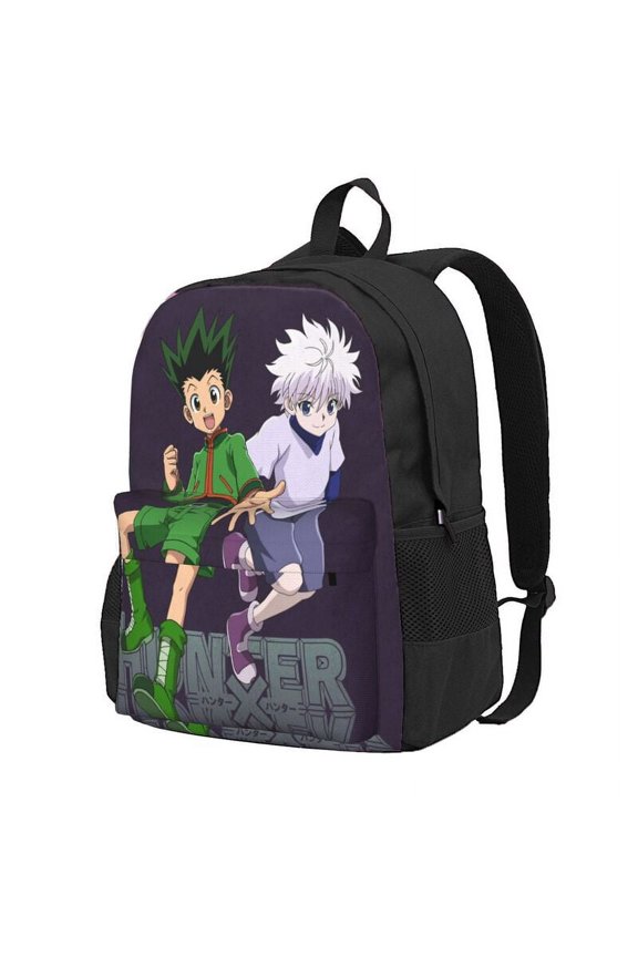 Hunter X Hunter Gon Killua Backpac 16.5In Backpac Hiking Bookpack Bag Daypack Adult