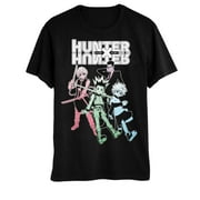 Hunter X Hunter Gon Killua Kurapika Leorio Mens and Womens Short Sleeve T-Shirt (Black, S-XXL)