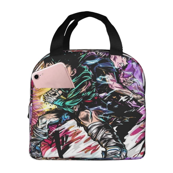 Hunter X Hunter Gon Killua Lunch Bag Insulated Lunch Box Reusable Cooler Cartoon Lunch Tote Bag