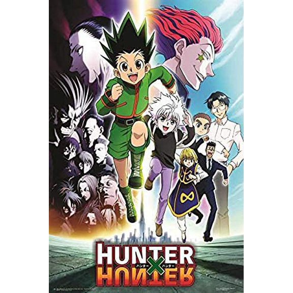 Hunter X Hunter Group Anime Laminated Poster - 24.5" x 36.5"