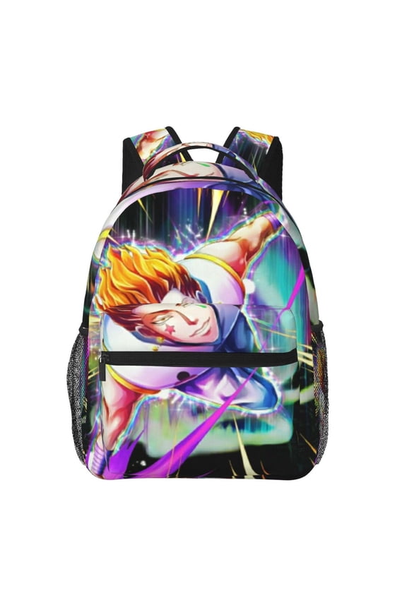 Hunter X Hunter Hisoka Backpack Cute Cartoon Lightweight Backpacks Portable Outdoor Travel