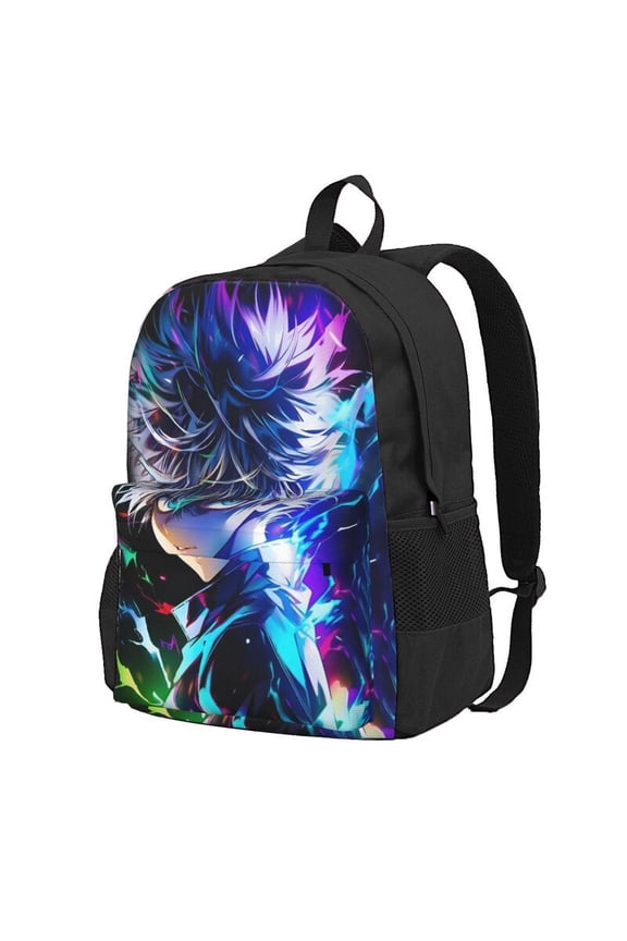 Hunter X Hunter Killua Lightning Backpac Backpac Hiking Bookpack Bag Daypack Adult 16.5In