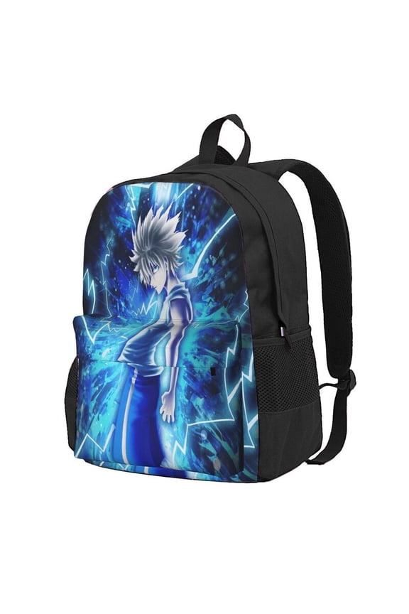 Hunter X Hunter Killua Lightning Backpac Backpac Hiking Bookpack Bag Daypack Adult 16.5In