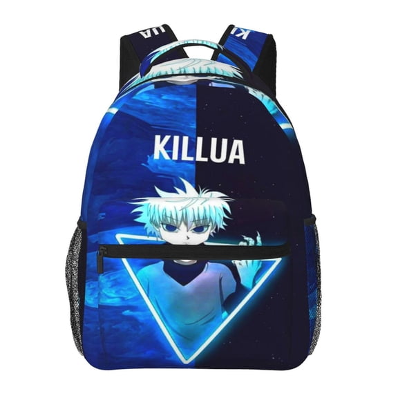 Hunter X Hunter Killua Lightning Backpack Cute Cartoon Lightweight Backpacks Portable Outdoor Travel