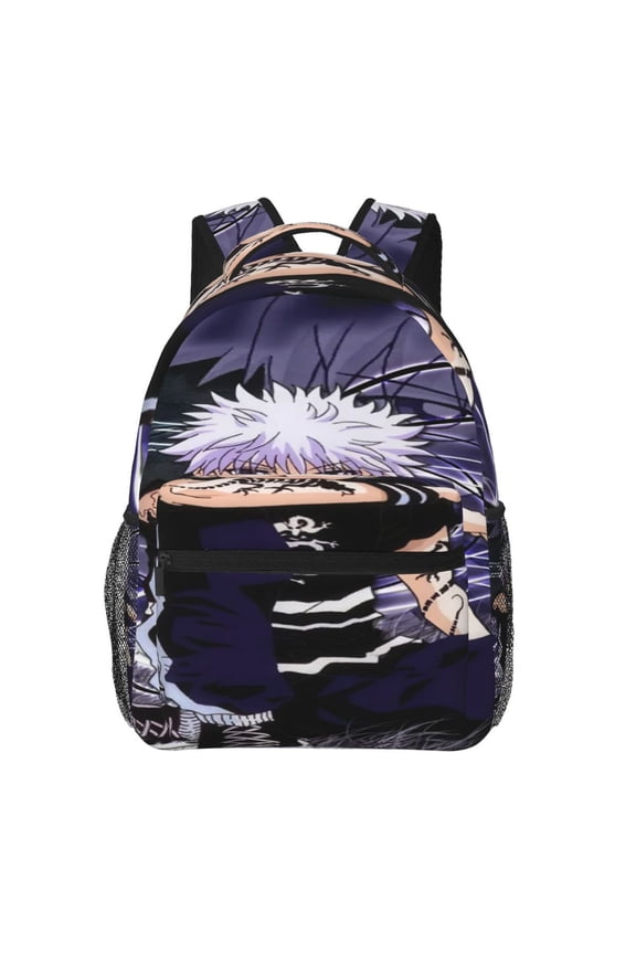 Hunter X Hunter Killua Lightning Backpack Cute Cartoon Lightweight Backpacks Portable Outdoor Travel